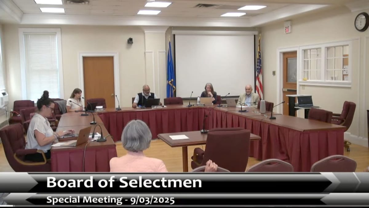 Selectmen’s Public Hearing on POCD Draws Criticism