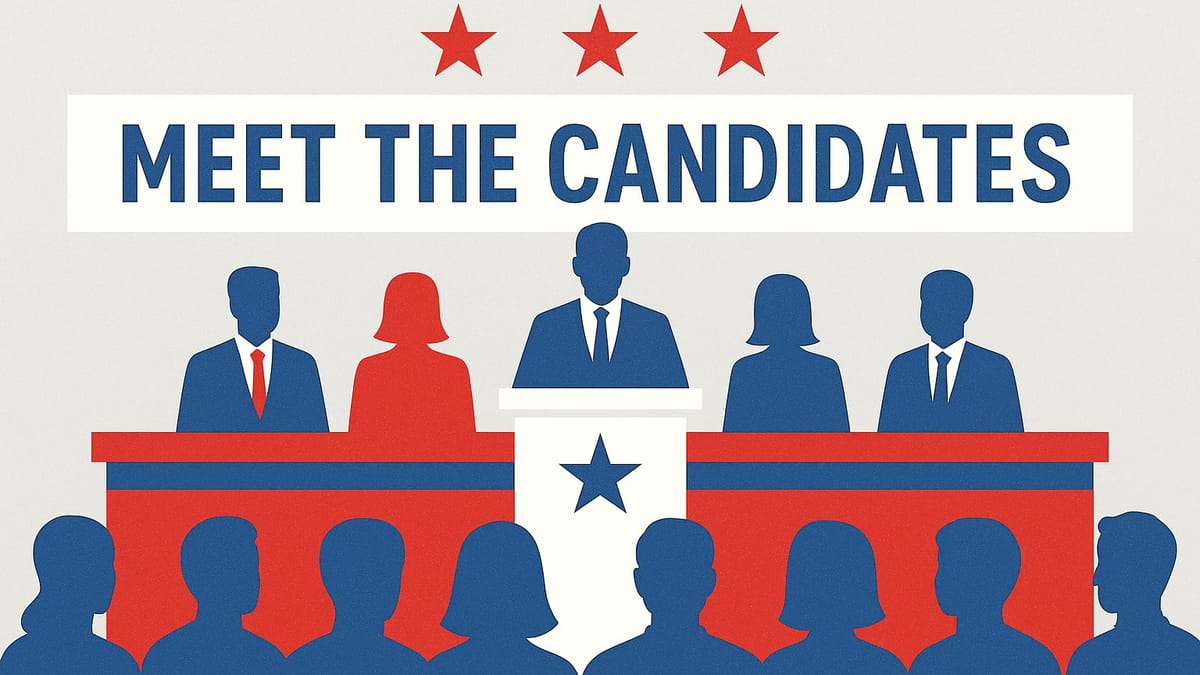 Meet the Candidates Night Scheduled for October 16