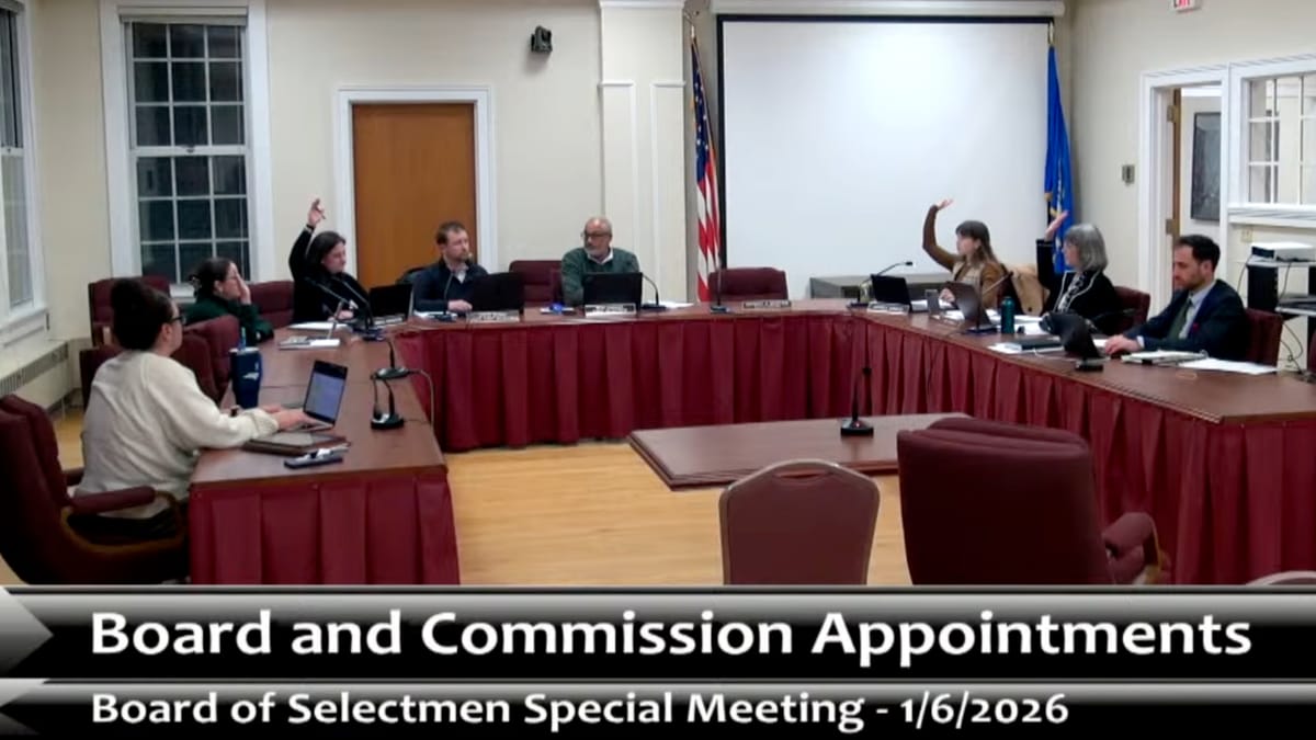 Selectmen tackle biennial board and commission appointments at first meeting of new term