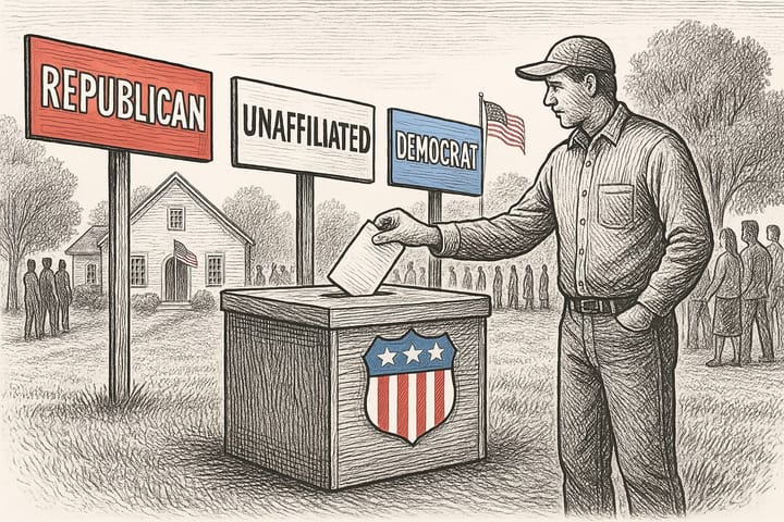 As National Voter Registration Shifts Are Analyzed, Signs of Democratic Erosion in Woodbridge