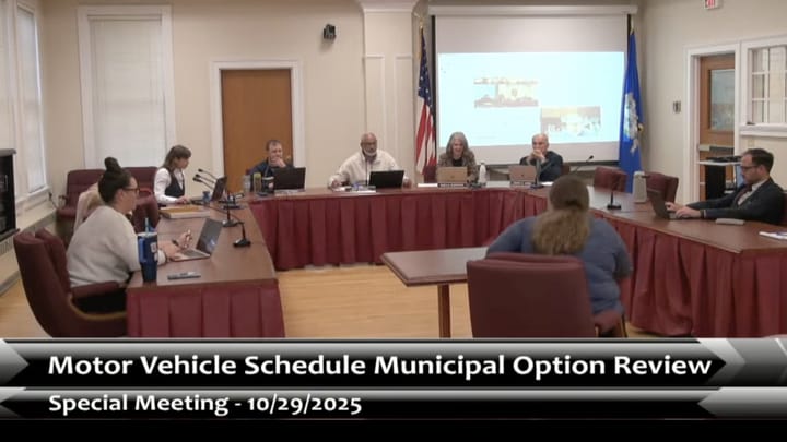 Board of Selectmen Discuss Motor Vehicle Tax Option, Senior Tax Relief, and Next Steps for Country Club Property